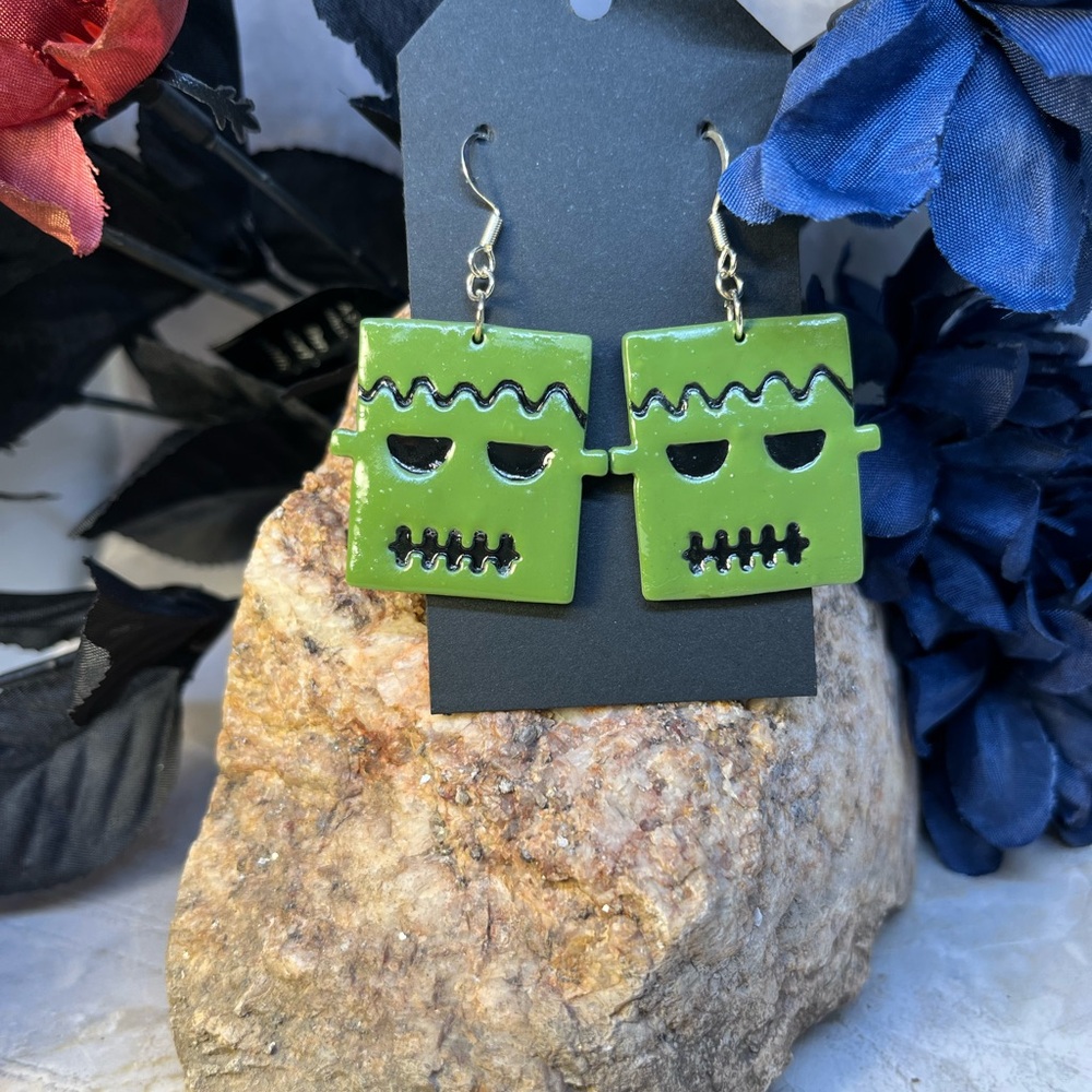 Frankenstein Earrings.